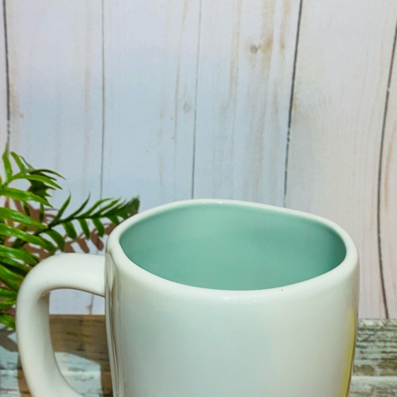 Rae Dunn MAMA NEEDS COFFEE mug blue interior - Picture 2 of 6